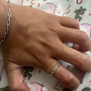 Pandora  Silver Heart Ring